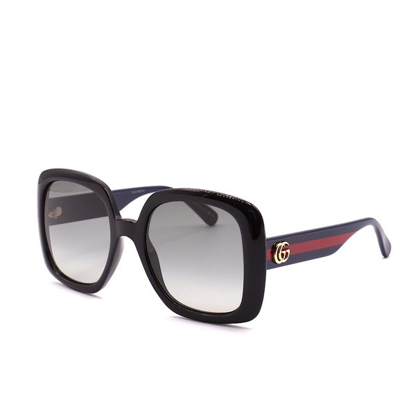 NEW GUCCI GG0713S 001 BLACK BLUE GREY GRADIENT AUTHENTIC SUNGLASSES main image 11